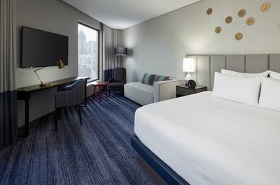Chambre en coin avec vue