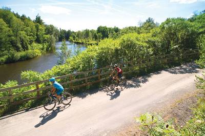 Le P'tit Train du Nord   © Tourisme Laurentides