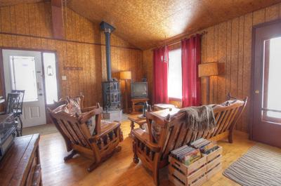 Salon avec foyer