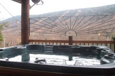 Spa privé avec vue sur la montagne