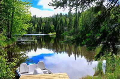 Vue sur le lac   © chaletsbooking.ca