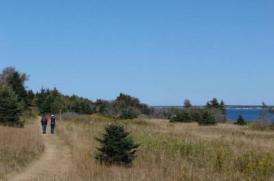 Sentier sur île   © Tourisme Rimouski