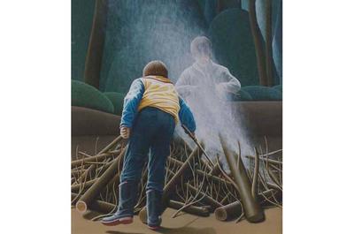 Christian DEBERDT Guerre du feu   © Galerie Valentin