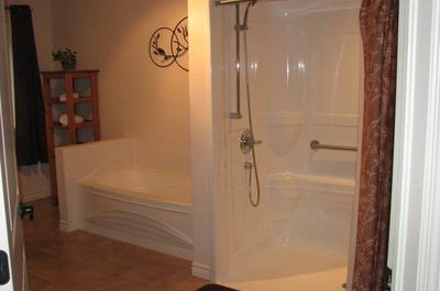 Salle de bain adaptée