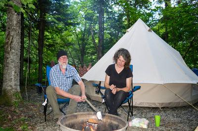 Plaisir en camping   © M.Audet