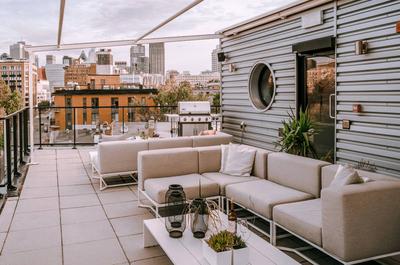 Terrasse au toit