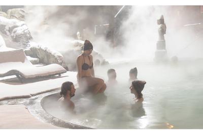 Spa extérieur en hiver   © Guiliphoto