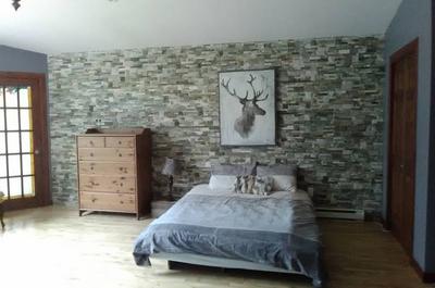 Chambre principale   © Le Chalet ketchup-moutarde
