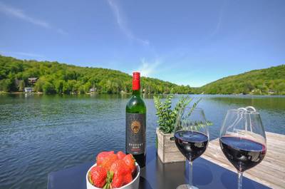 Quai sur la lac