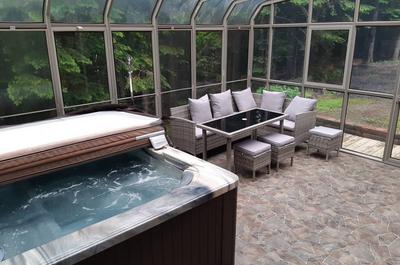 Spa dans le solarium