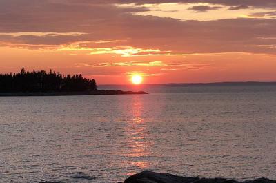 Magnifique coucher de soleil   © H.Lafrance