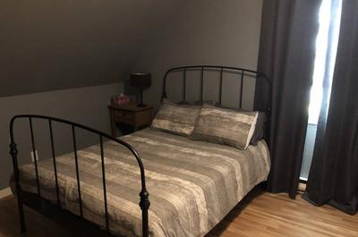 Chambre fermée à l'étage