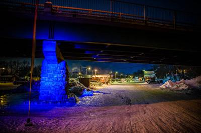 Village de pêche la nuit   © J.Perron