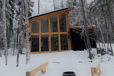 En hiver   © Chalets des Quenouilles