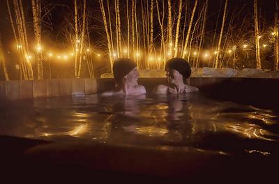 Bain chaud en hiver   © Campagne au Clos Saint-Thècle