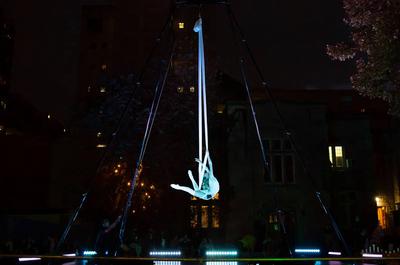 Marjorie Nantel dans le jardin du Centre St Jax   © C. Thibault