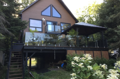 Chalet Le 4 Foyers au bord du lac Siesta