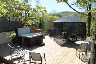 Terrasse et spa