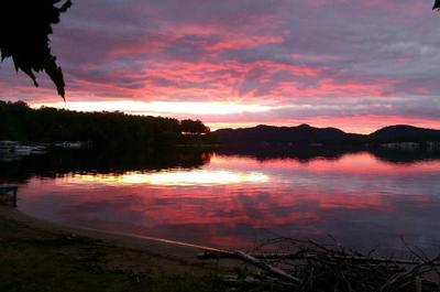 Coucher de soleil sur Lac Tchitogama