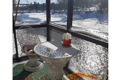 Véranda en hiver