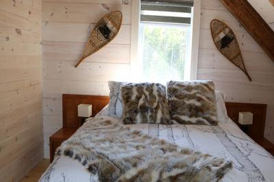 Chambre du trappeur Villa du Renard   © Chalets BSL