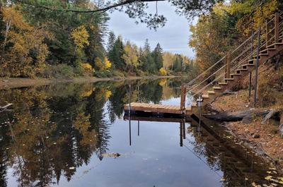 Quai sur la rivière du Loup