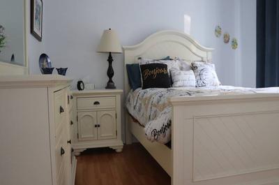 Chambre avec lit double   © C.Lacroix