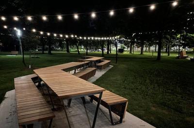 Le parc en soirée   © Ville de Salaberry-de-Valleyfield