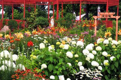 Jardin campagnard   © Route des Gerbes d'Angelica