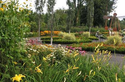 Jardin contemporain moderne   © Route des Gerbes d'Angelica