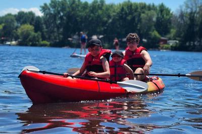 Kayak double sur la rivière Saint-François