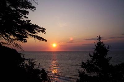 Venez admirer les beaux couchers de soleil   © D.Brunet