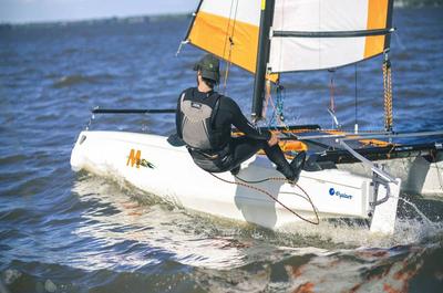 Catamaran en action