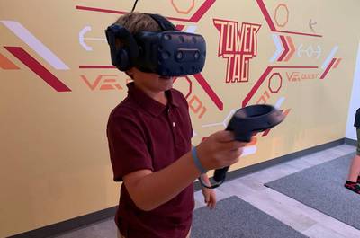 Réalité virtuelle Tower Tag   © Laser Game Évolution Lévis