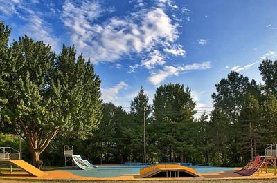 Aire pour planche à roulette   © A.Falardeau
