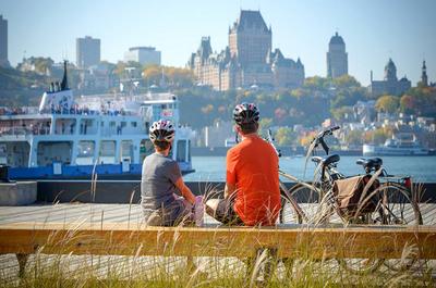 Traverser à vélo   © Société des traversiers du Québec