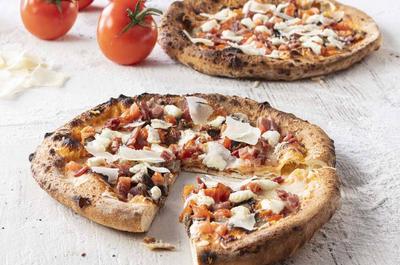 Pizza chèvre et proscuitto