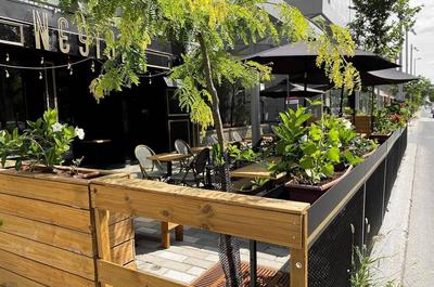 Devanture terrasse