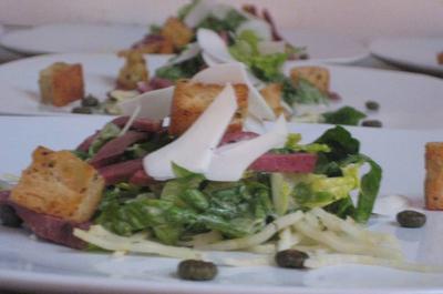 Salade César au canard