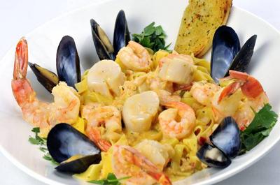 Pâtes aux fruits de mer