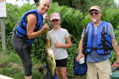 Beaucoup de poissons   © Canoe-Kayak Arundel