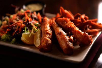 Fish and chips à la bière   © Au Pavillon Noir