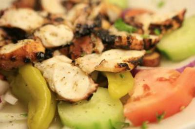 Pieuvre grillée