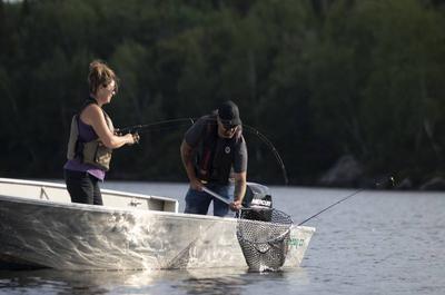 Pêche avec embarcation personnelle   © P.Dussault