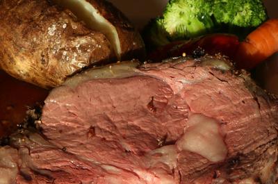 Spécialité de la maison - La côte de boeuf au jus