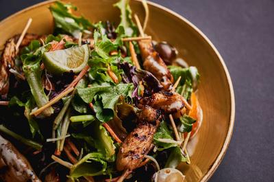 Salade jerk   © Microbrasserie Lion bleu
