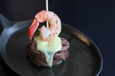 Filet mignon et crevette 8-12   © L'Entre-Côte Riverin (Jonquière)