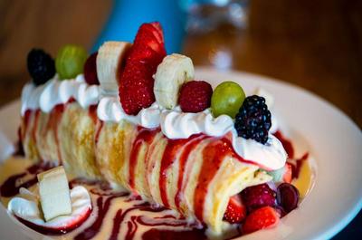 Crêpe aux fruits frais   © S.Melanson