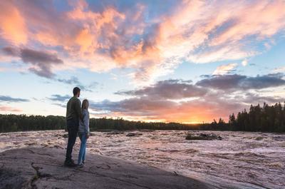 Vue sur la rivière   © Site touristique Chute à l'Ours