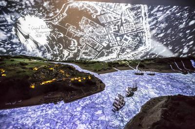 Maquette projection en hiver   © A.-O.Lyra